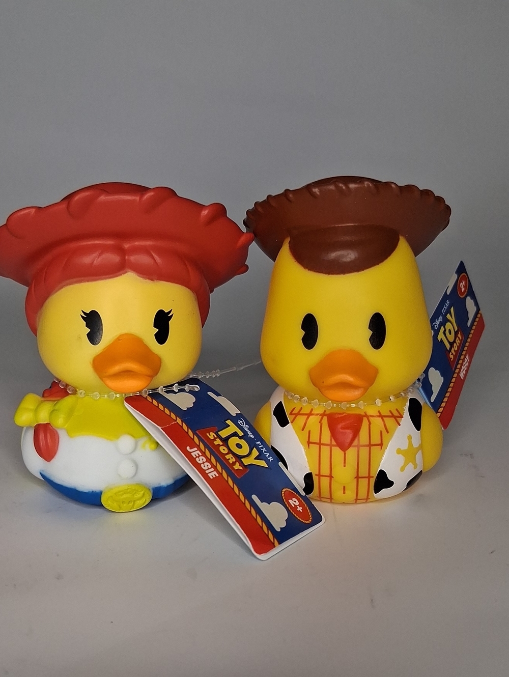 Disney Toy Story Woody & Jessie 3" Rubber Ducks Collectible / Jeep / Gift NWT